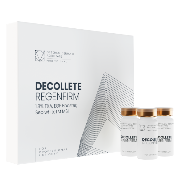 MESO cocktail set - Cóctel de mesoterapia Decollete RegenFirm, 4 x 10 ml